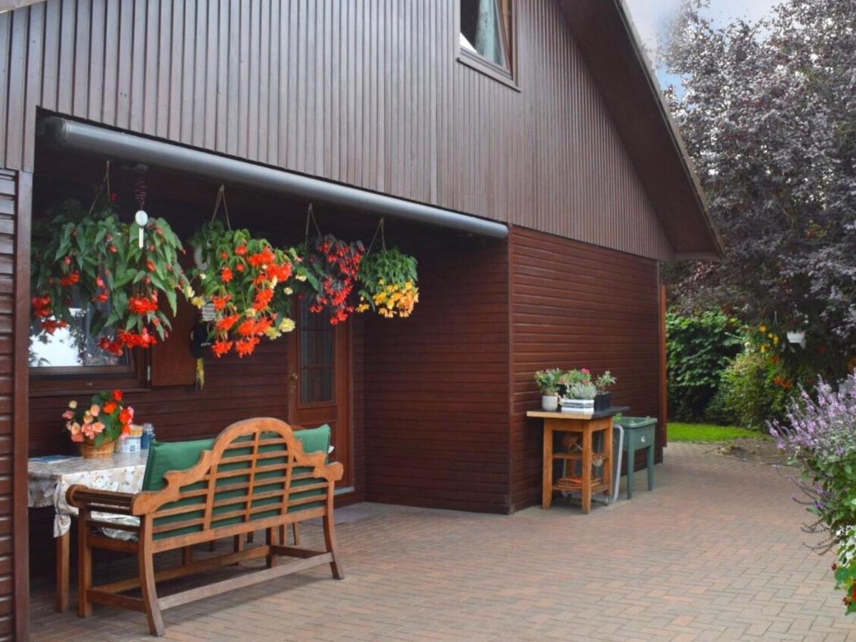 Kranich-Holzferienhaus 'Kleine Auszeit' Rehden Luaran gambar