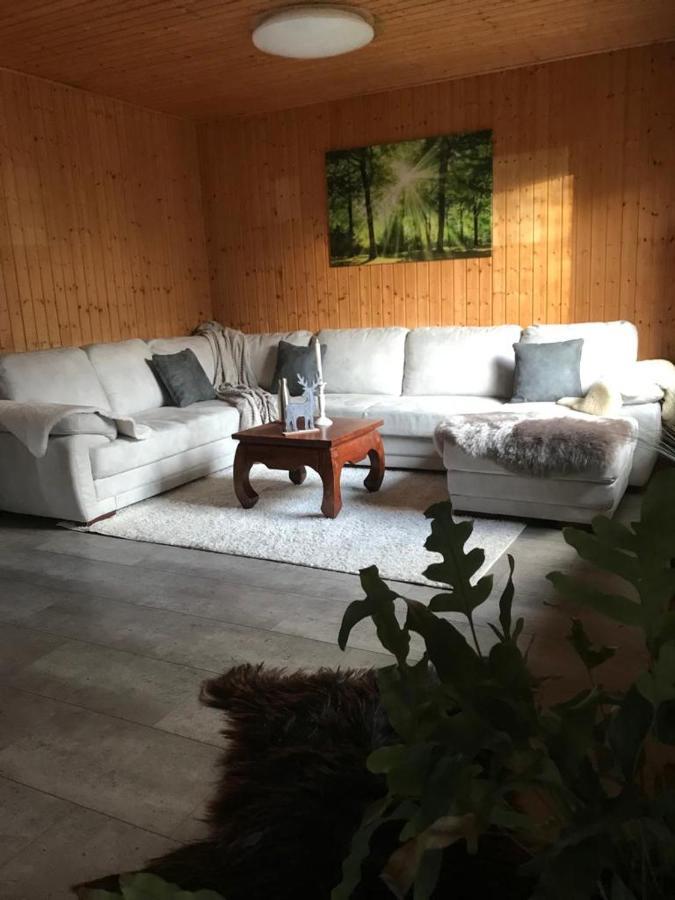 Kranich-Holzferienhaus 'Kleine Auszeit' Rehden Luaran gambar